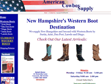 Tablet Screenshot of americancowboysupply.com